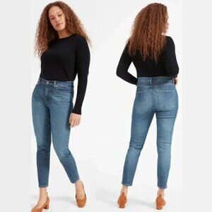 Everlane Cropped Ankle Denim Jeans Blue Medium Wash Size 26